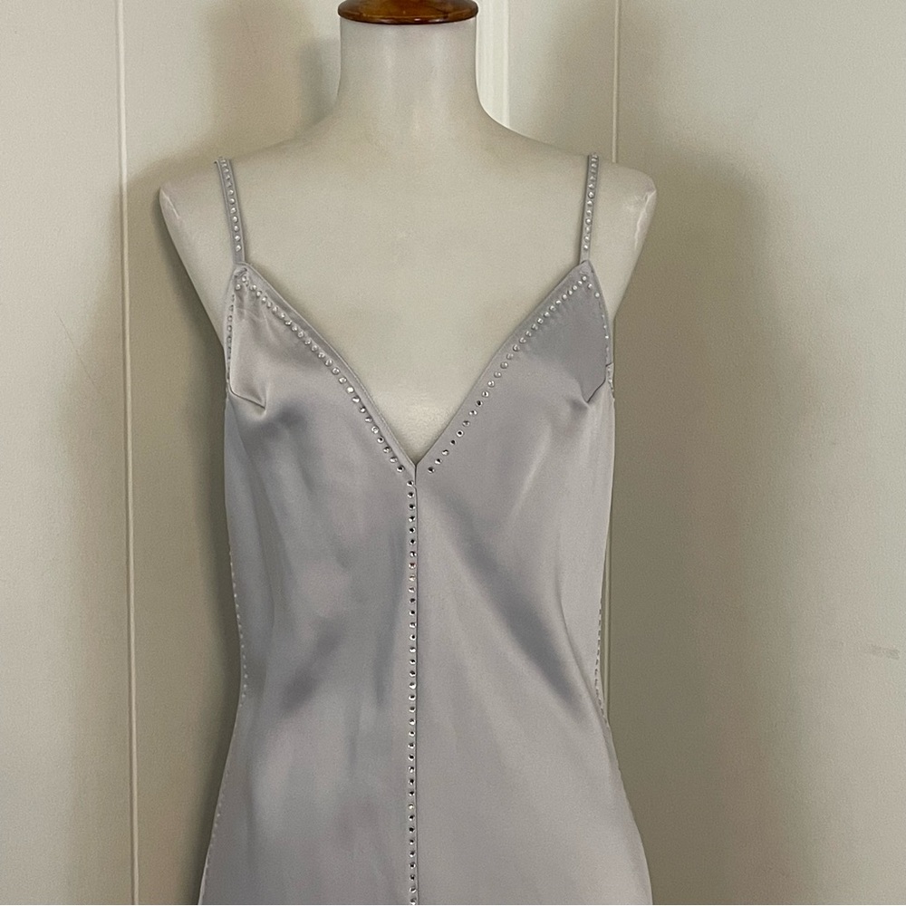 Victoria’s Secret Satin Diamond Slip Dress Women’s‎ S Sleeveless V-Neck - Picture 2 of 10